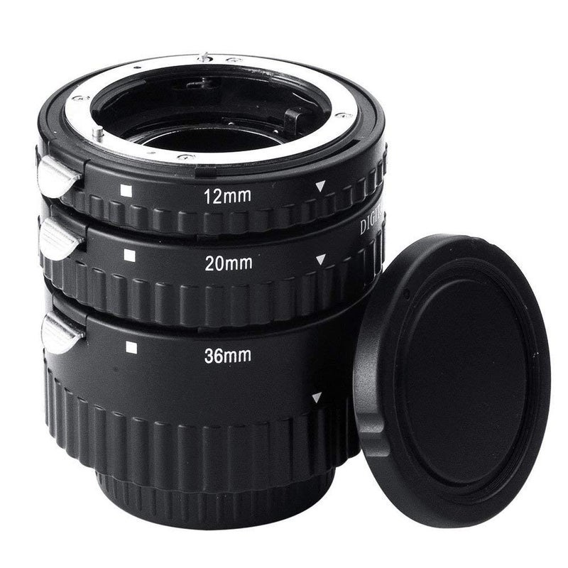 Mcoplus Extnp Auto Focus Macro Extension Tube Set (12mm 20mm 36mm) for Nikon AF AF-S DX FX SLR Cameras - Image 1
